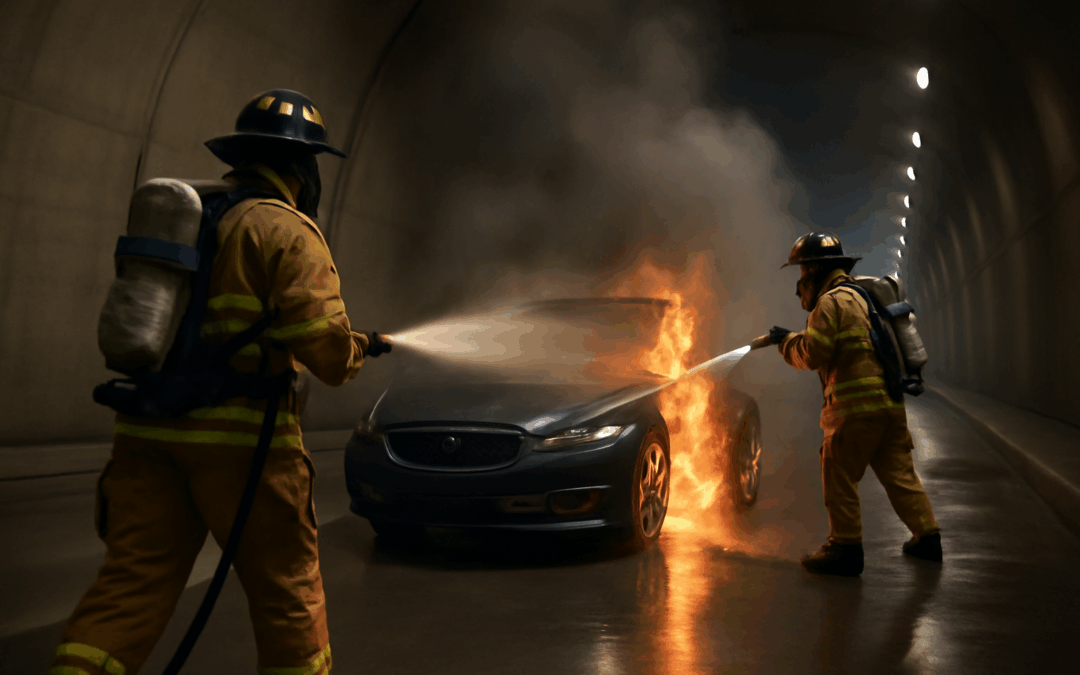 Fighting EV Fires in Tunnels: What Firefighters Need to Know