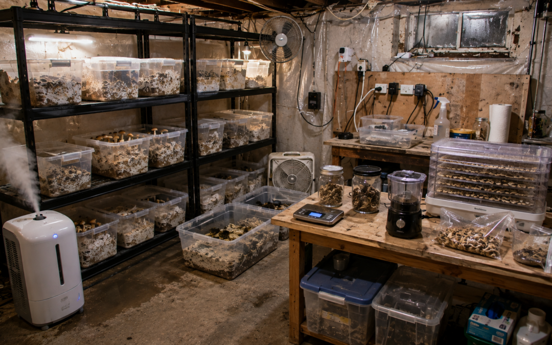 Inside a Magic Mushroom Grow: A Hazmat Nightmare